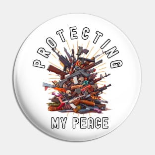 Protecting My Peace T-Shirt - Armed & Peaceful Pin