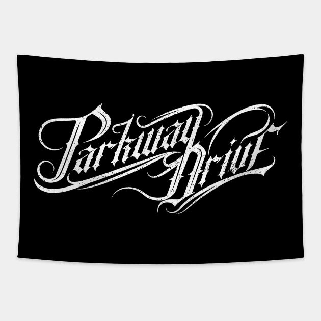 Parkway Drive Tapestry by The Lisa Arts