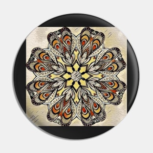 Mandala Winter Pin