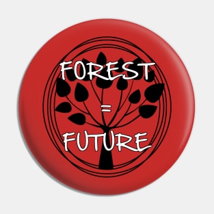 No Forest no Future Pin