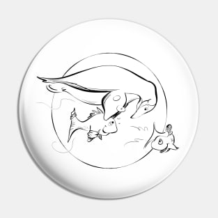 Penguin Swim Teacher Pin