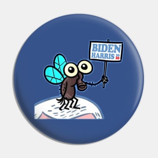 Fly On Pence Biden Harris 2020 Pin