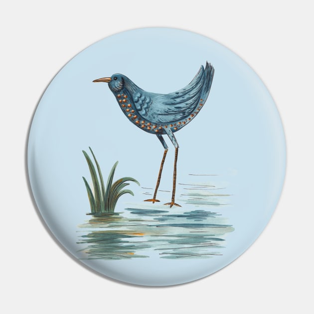 Water Bird Pin by SWON Design