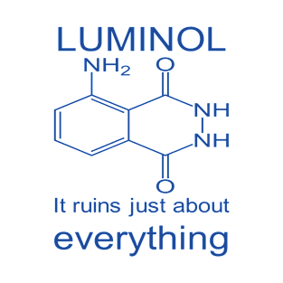 A Striking Glow - Luminol It Ruins Just About Everything T-Shirt