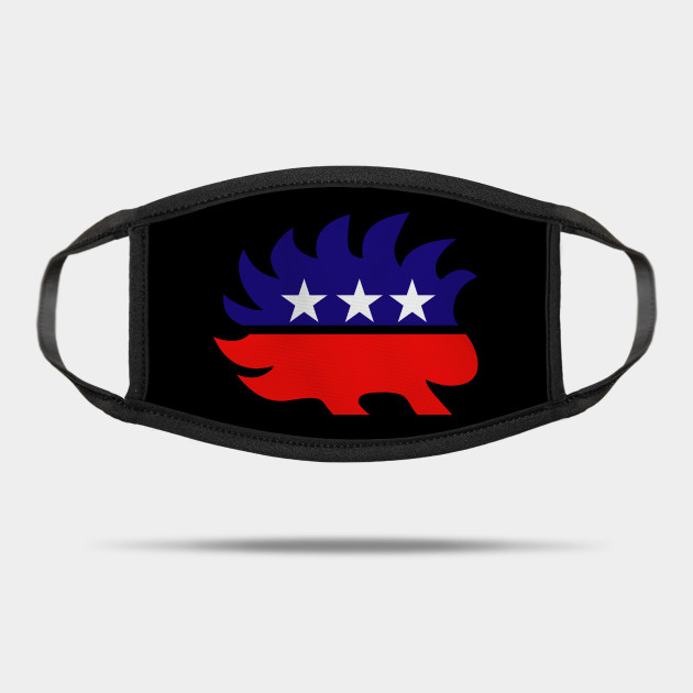 Porcupine Libertarian Mask Teepublic