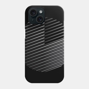 Striped Disc Phone Case