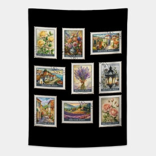 Vintage Post Collection Tapestry