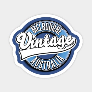 Melbourne Australia vintage logo Magnet