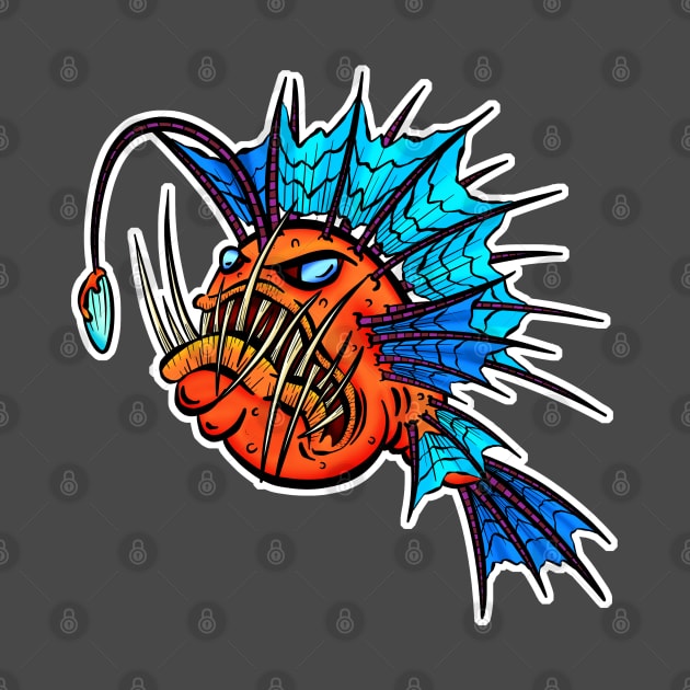 Angry Anglerfish Deep Sea Horror! by Squeeb Creative