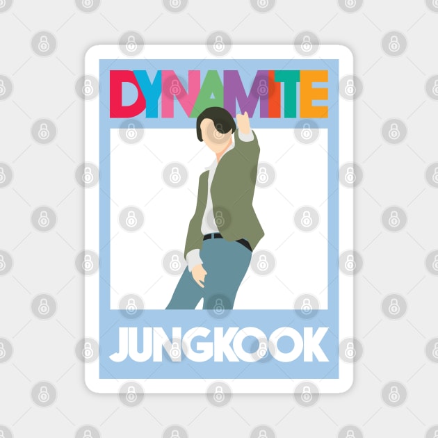 BTS DYNAMITE JUNGKOOK Magnet by YoshFridays