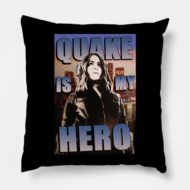 Quaking Hero Pillow by SarahMosc