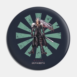 Sephiroth Retro Japanese Final Fantasy Pin