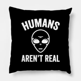 Humans aren't real Pillow