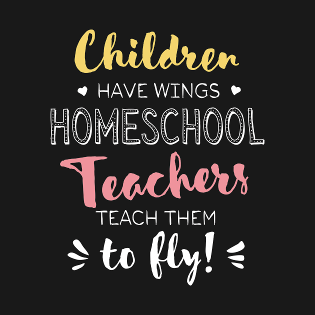 Homeschool Teacher Gifts - Beautiful Wings Quote by BetterManufaktur