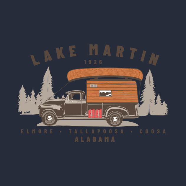 Lake Martin • Vintage Design by Alabama Lake Life