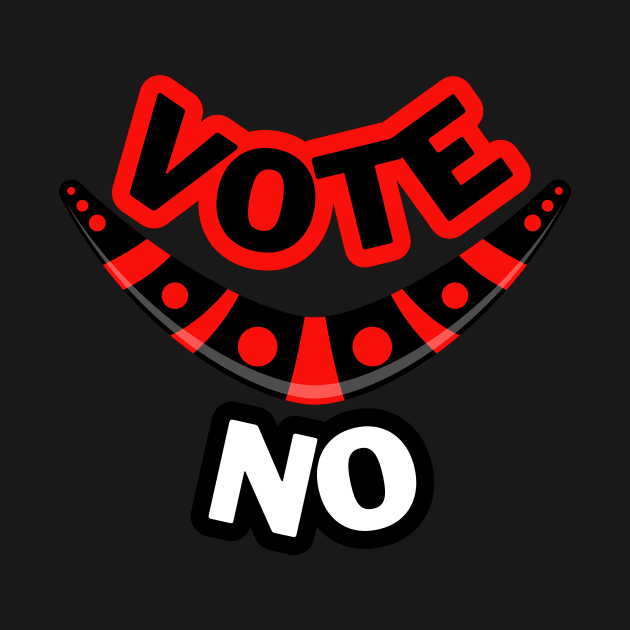 Vote No To The Voice Indigenous Voice To Parliament Boomerang White Edition by 3dozecreations