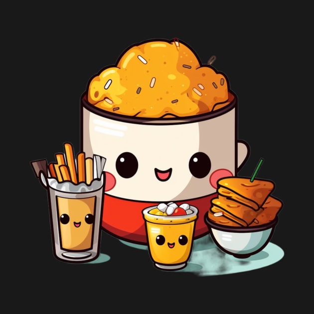 kawaii  junk food T-Shirt cute  funny by nonagobich