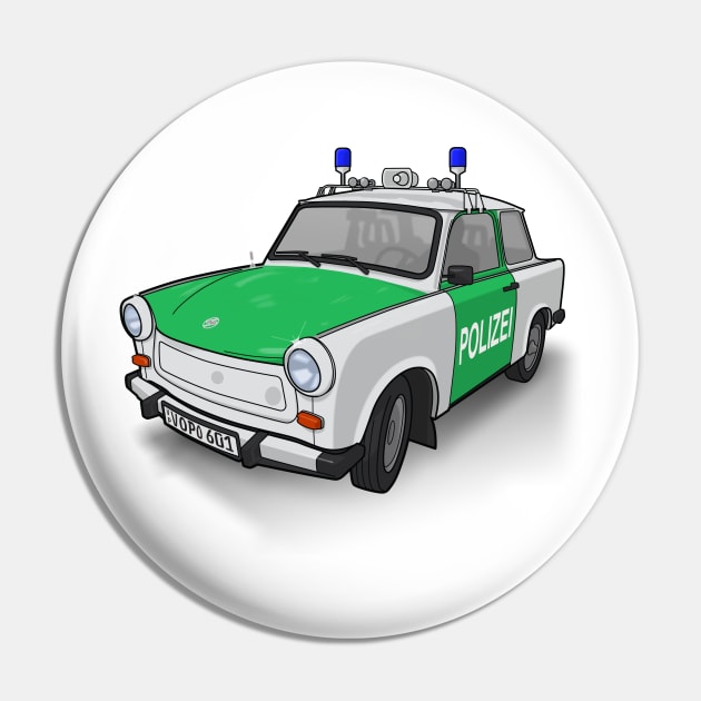 Volkspolizei Trabant 601, Colour Pin by BurrowsImages