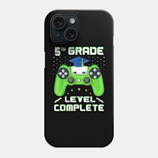 5Th Grade Graduation Level Complete Gamer 2024 Boys Phone Case