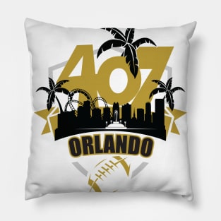 407 Orlando Football color Pillow