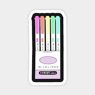 Mildliner Highlighters Magnet