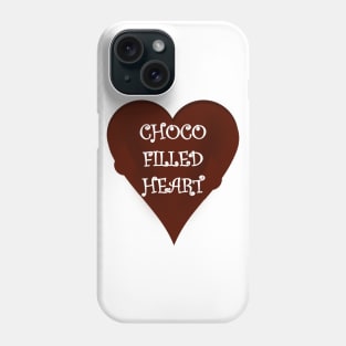 CHOCO FILLED HEART Phone Case