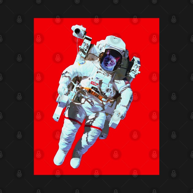 astronaut cat by oryan80