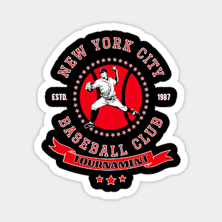 Nyc Baseball Magnet