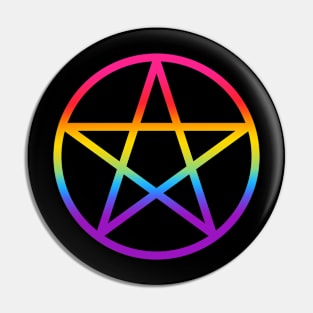 Pride Pentacle Pin