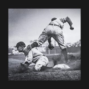 Ty Cobb Slides Into Third T-Shirt