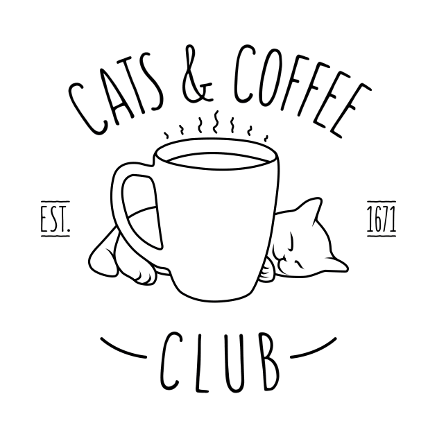 Cats and Coffee club by Bomdesignz