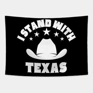 I Stand With Texas Tapestry