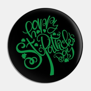 Happy St Patricks Day, St Patricks, Clover Pin