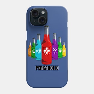 Zombie Perks in Triangle Perkaholic on Royal Blue Phone Case