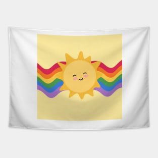 Radiate Positivity cute smile Tapestry