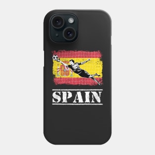 Spain Soccer Goalie Goal Keeper Shirt Phone Case