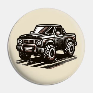 Cartoon car Pin