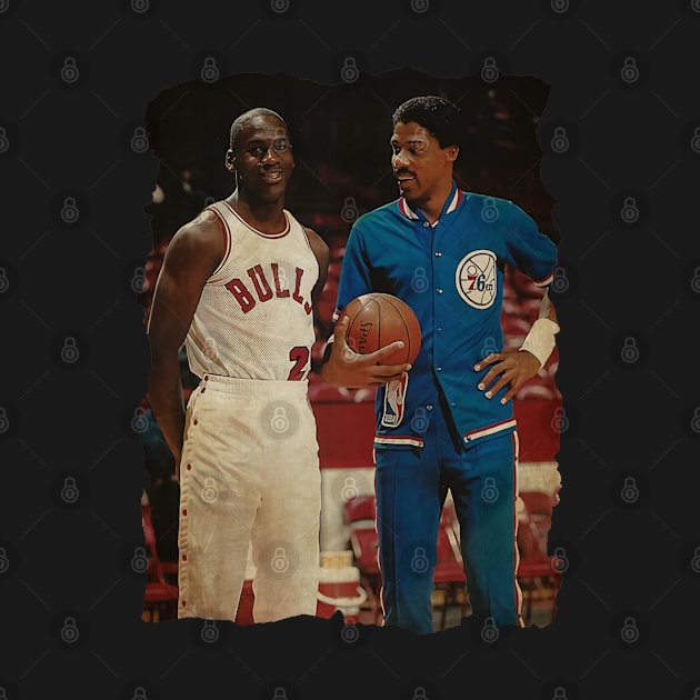 Michael Jordan and Julius Erving Vintage by CAH BLUSUKAN