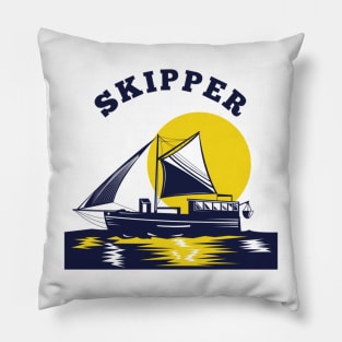 Skipper Boating Apparel Pillow