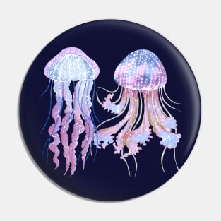 Luminous Jellyfishes Pin