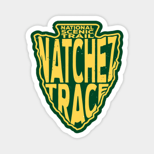 Natchez Trace National Scenic Trail name arrowhead Magnet