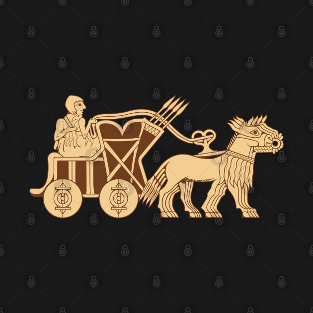 Sumerian horse cart by Dingir ENKI