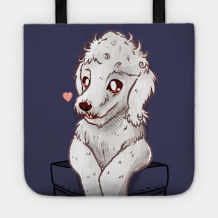 Pocket Cute Bedlington Terrier Dog Tote