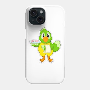 Parrot Chef Worm Phone Case