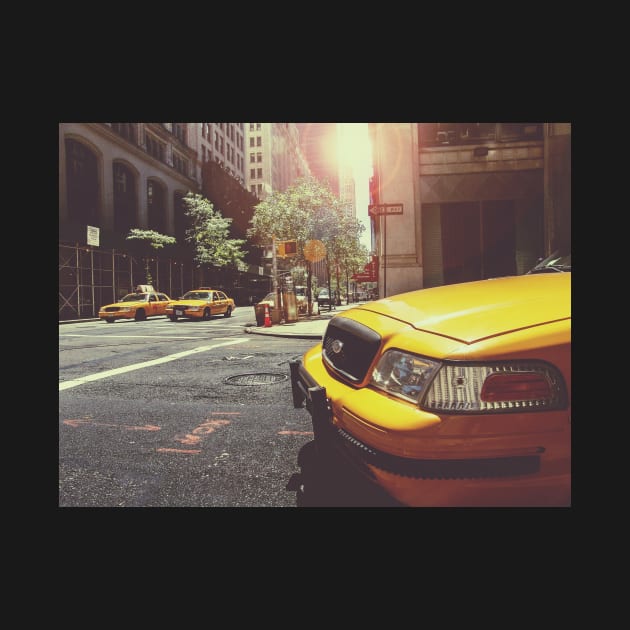 Iconic New York City Yellow Taxi Cabs by pdpress