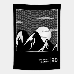 Heartland / Minimalist Graphic Artwork Design Tapestry