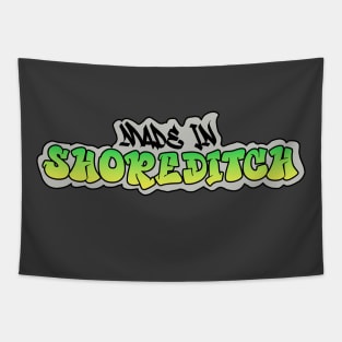 Made in Shoreditch I Garffiti I Neon Colors I Green Tapestry