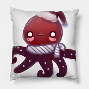 Cute Octopus Drawing Pillow