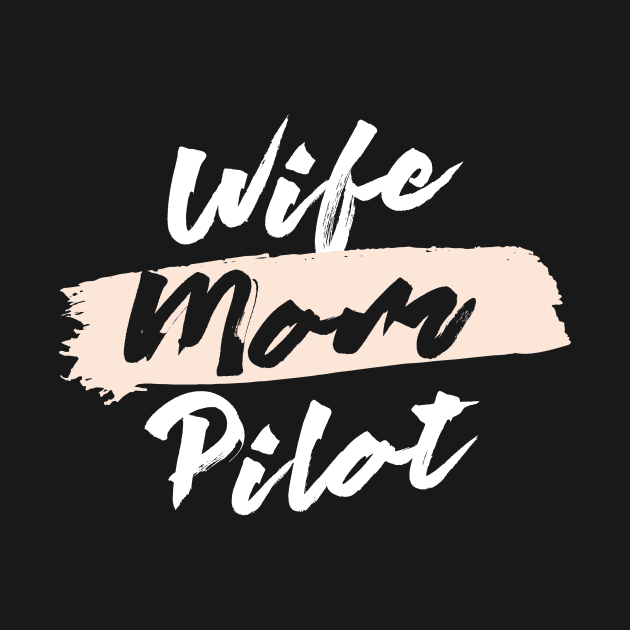 Cute Wife Mom Pilot Gift Idea by BetterManufaktur