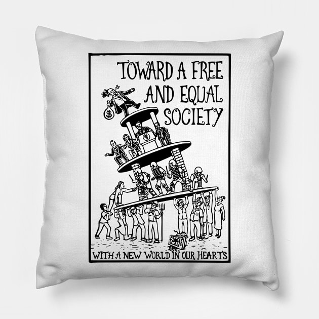 Socialist Series: Towards Socialism (Equal Society) Pillow by Jarecrow 